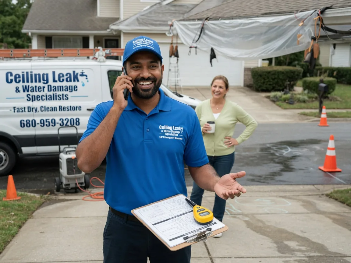 Ceiling Leak Cleanup Marlton, NJ FAQs